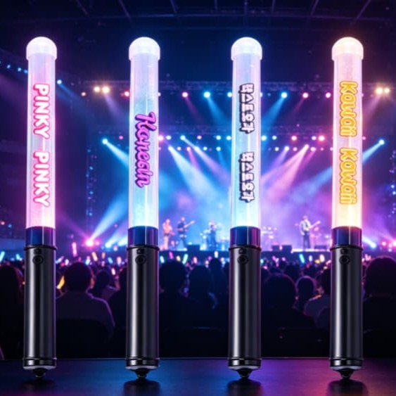 Acrylic light stick model GFE001 featuring linear bright body geometry