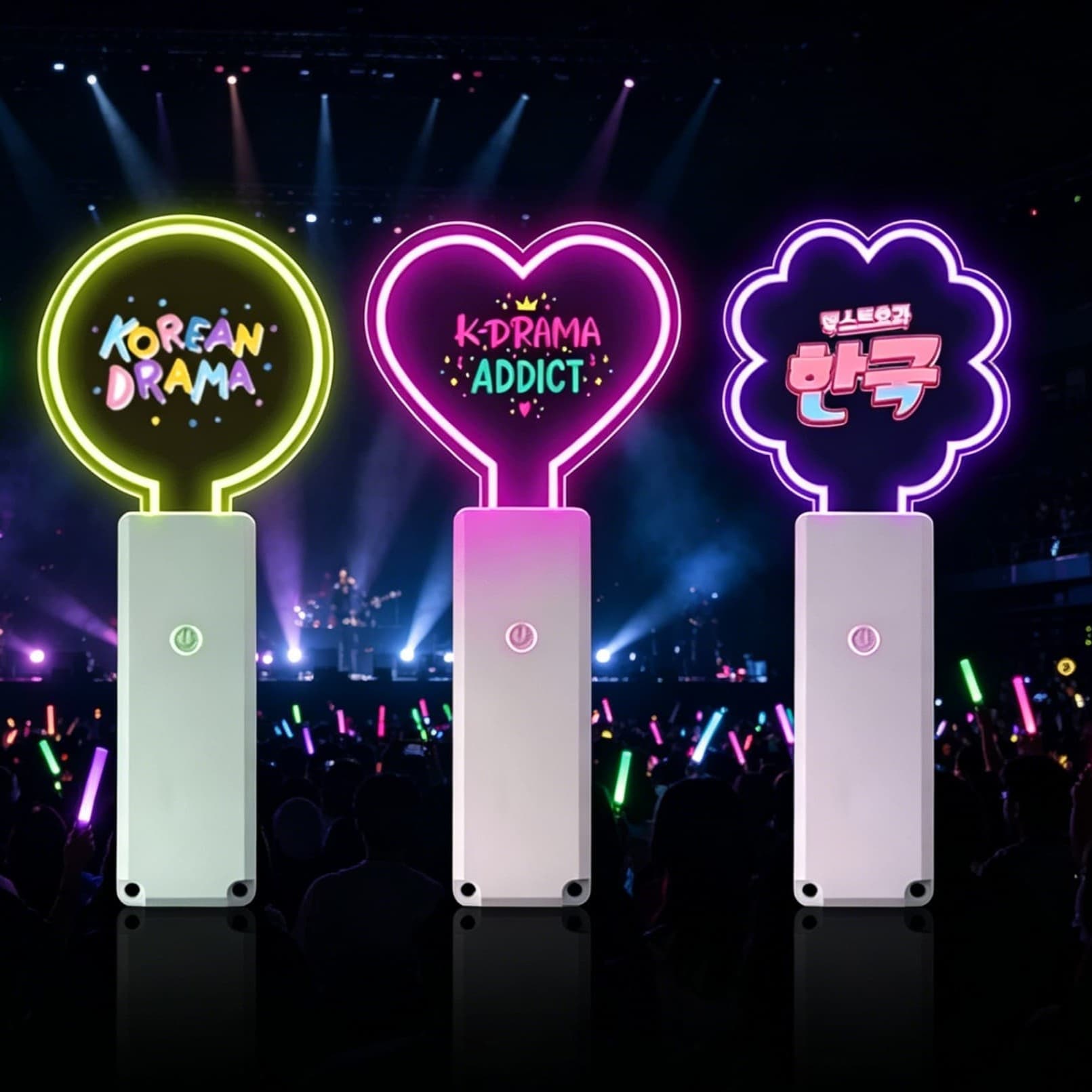 Acrylic light stick model GFE005 showcasing crisp laser cut edges