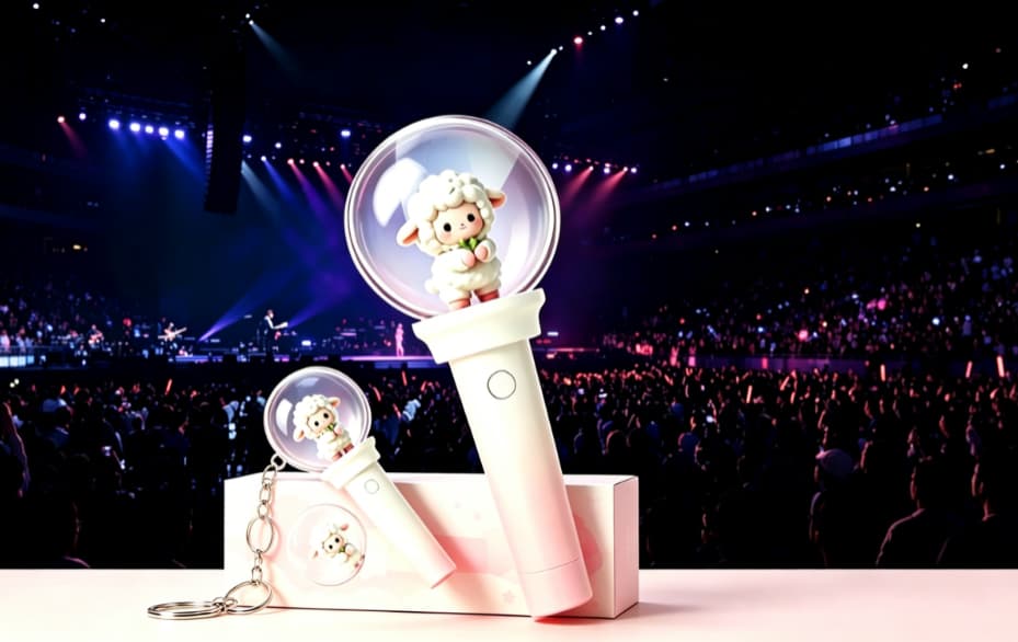 Bulk custom light sticks K-pop - full custom bespoke artist light stick design service