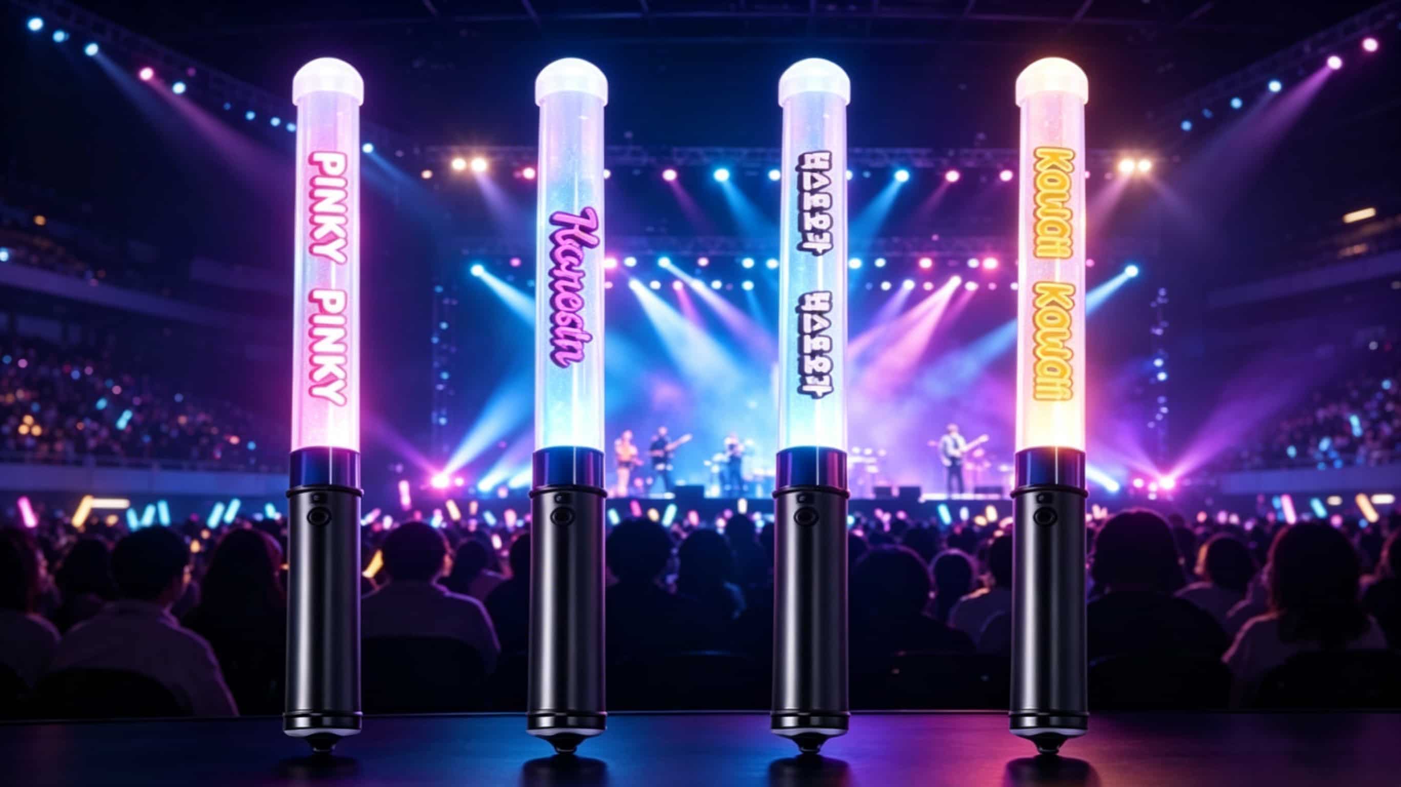 Bulk custom light sticks K-pop - GFE001 high-brightness LED glow stick with LOGO printing