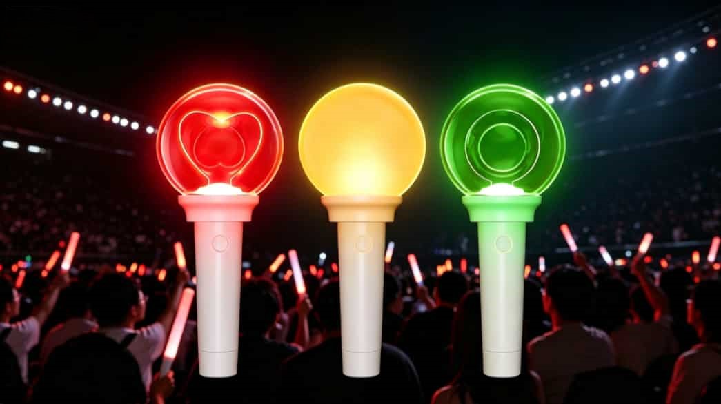 Bulk custom light sticks K-pop - GFE009 and GFE010 dome-shaped LED light sticks for concerts