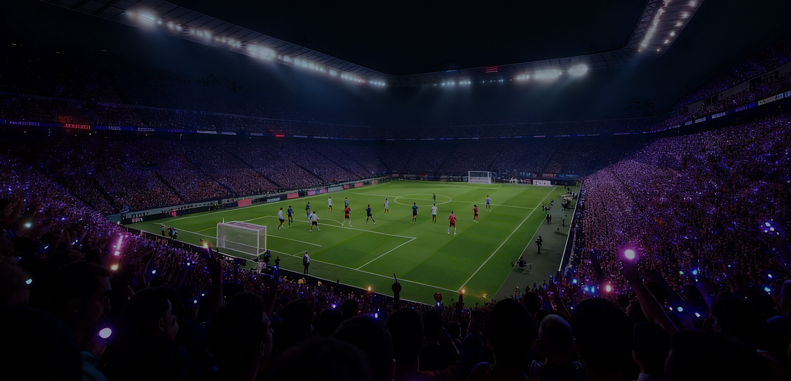 Flashing LED bracelets – stadium activation