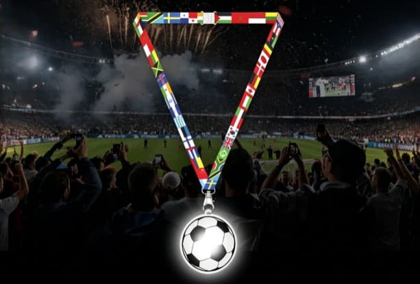 GFH-005 custom acrylic LED badge lanyard as artist logo merch