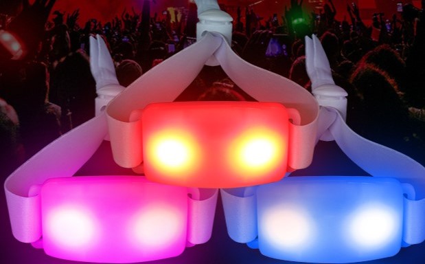 Woven fabric festival wristband