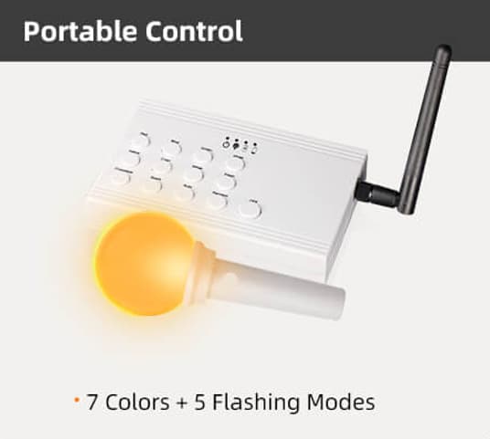 RF remote control for light sticks