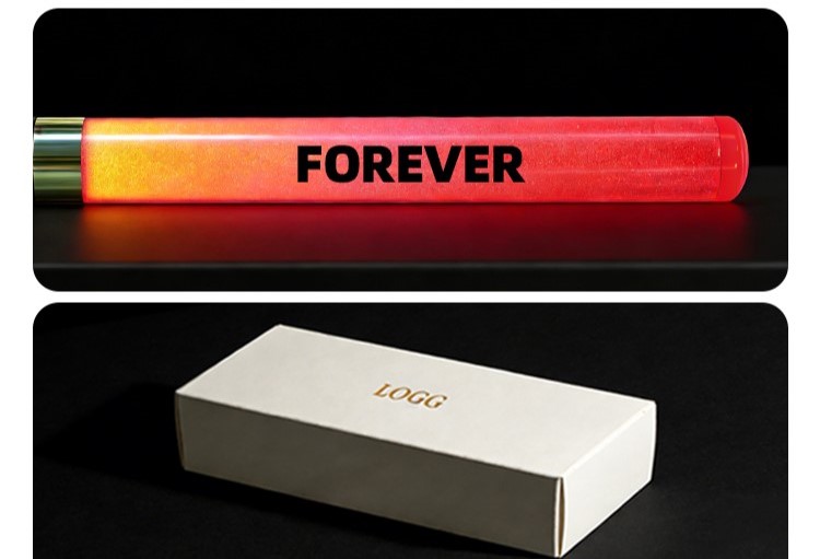 Custom LED lightstick GFE001 high-brightness elongated model for large stadium audiences with logo screen printing