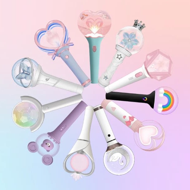 Custom lightstick Kpop full 3D sculpted design with artist-specific form and NDA protection for exclusive K-pop merchandise