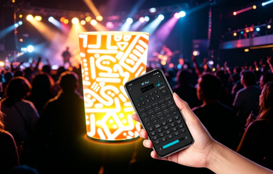 GFLAI DMX512 Interactive LED Cups hardware overview