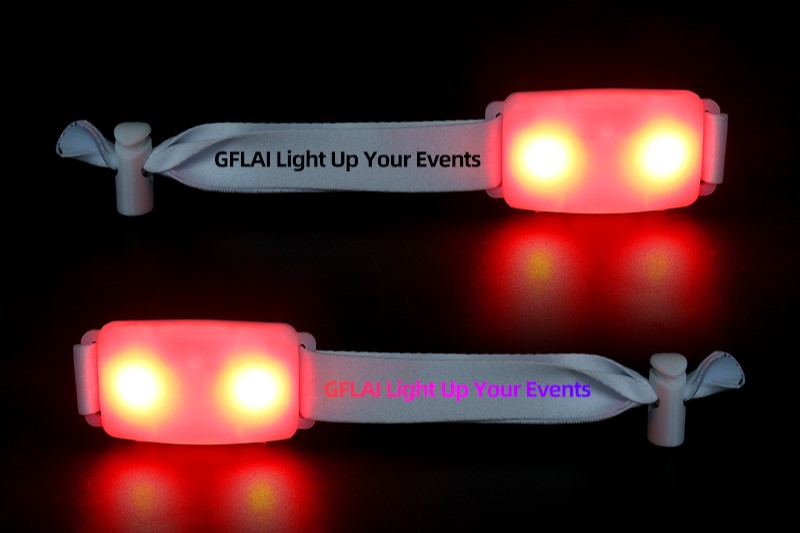 concert wristbands light up fabric model