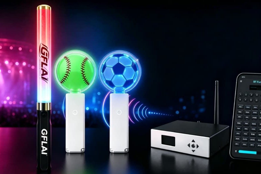Official custom concert color changing light stick running high bright DMX512 node synchronization