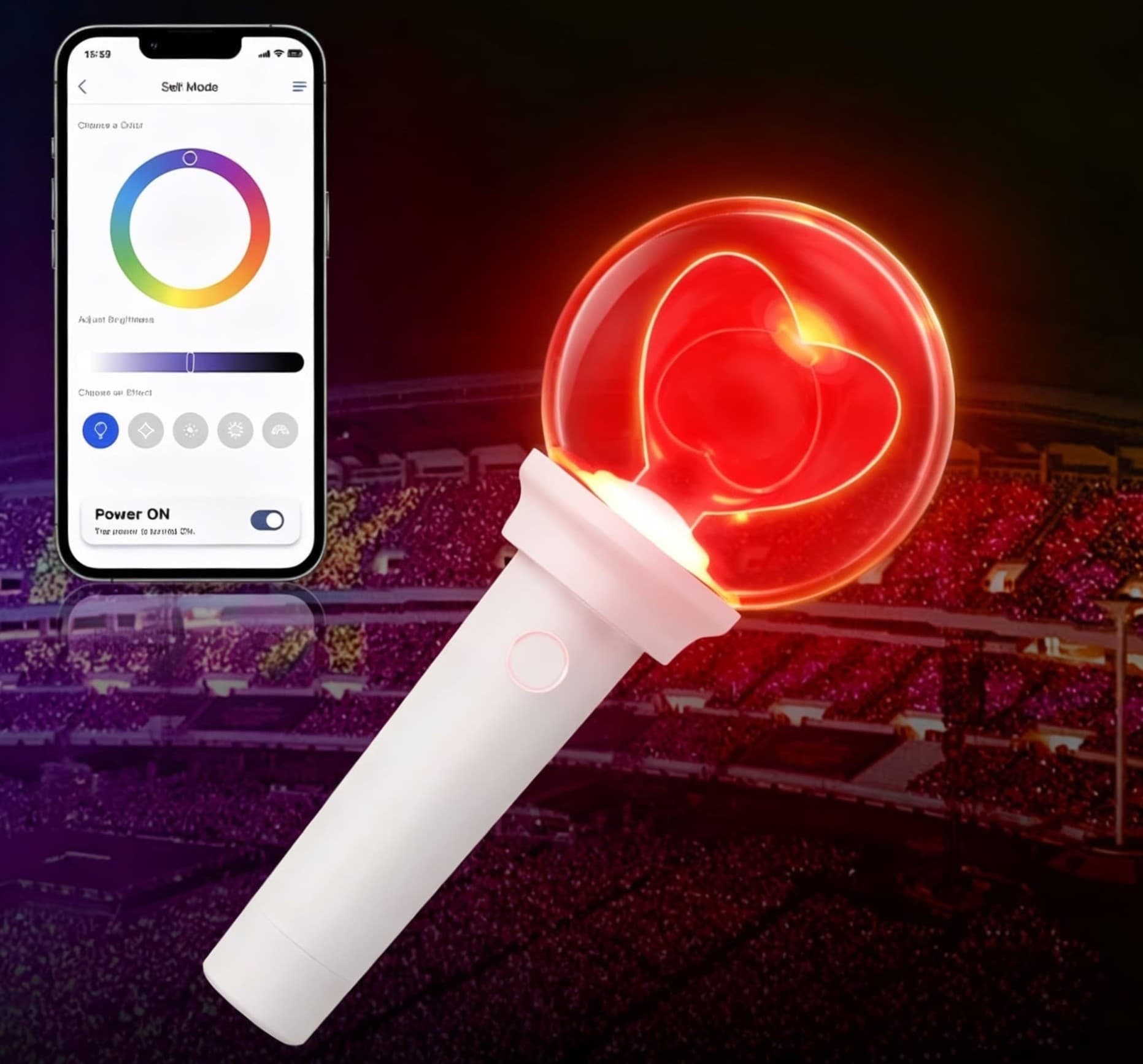 Idol cheering stick fanlight product
