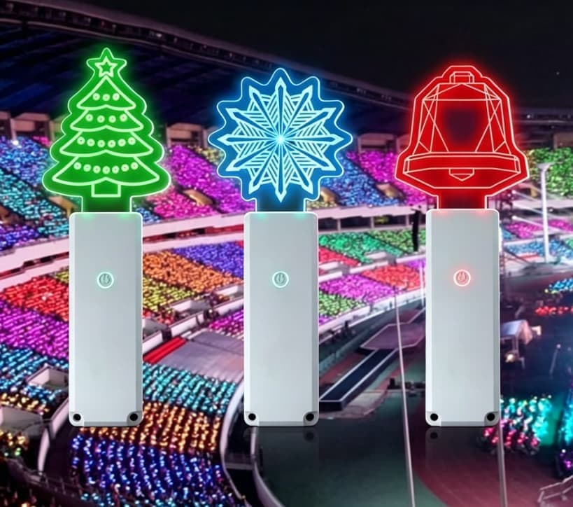 Acrylic custom shape light stick kpop