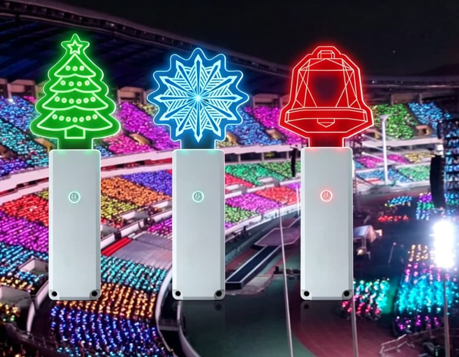 Personalized light stick supplier GFE005 acrylic custom shape glow stick