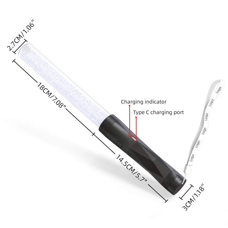 1200mAh rechargeable battery in lightstick