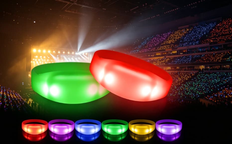 Immersive RF LED Wristbands for Stadium Concerts & Festivals