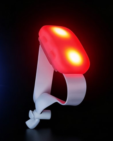 Tamper-proof custom printed woven fabric light-up bracelets direct wholesale